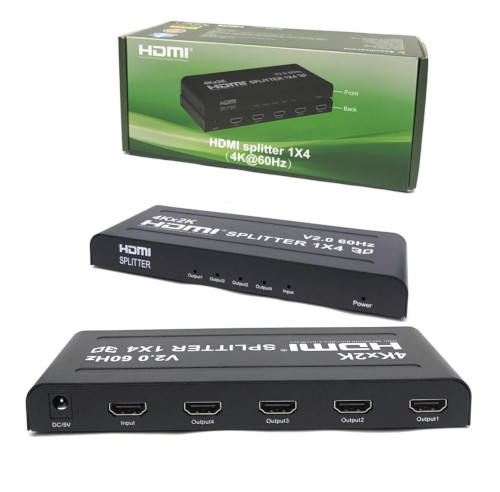 HDMI 4K 60Hz Splitter 1x4